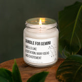 a candle that is sitting on a table
