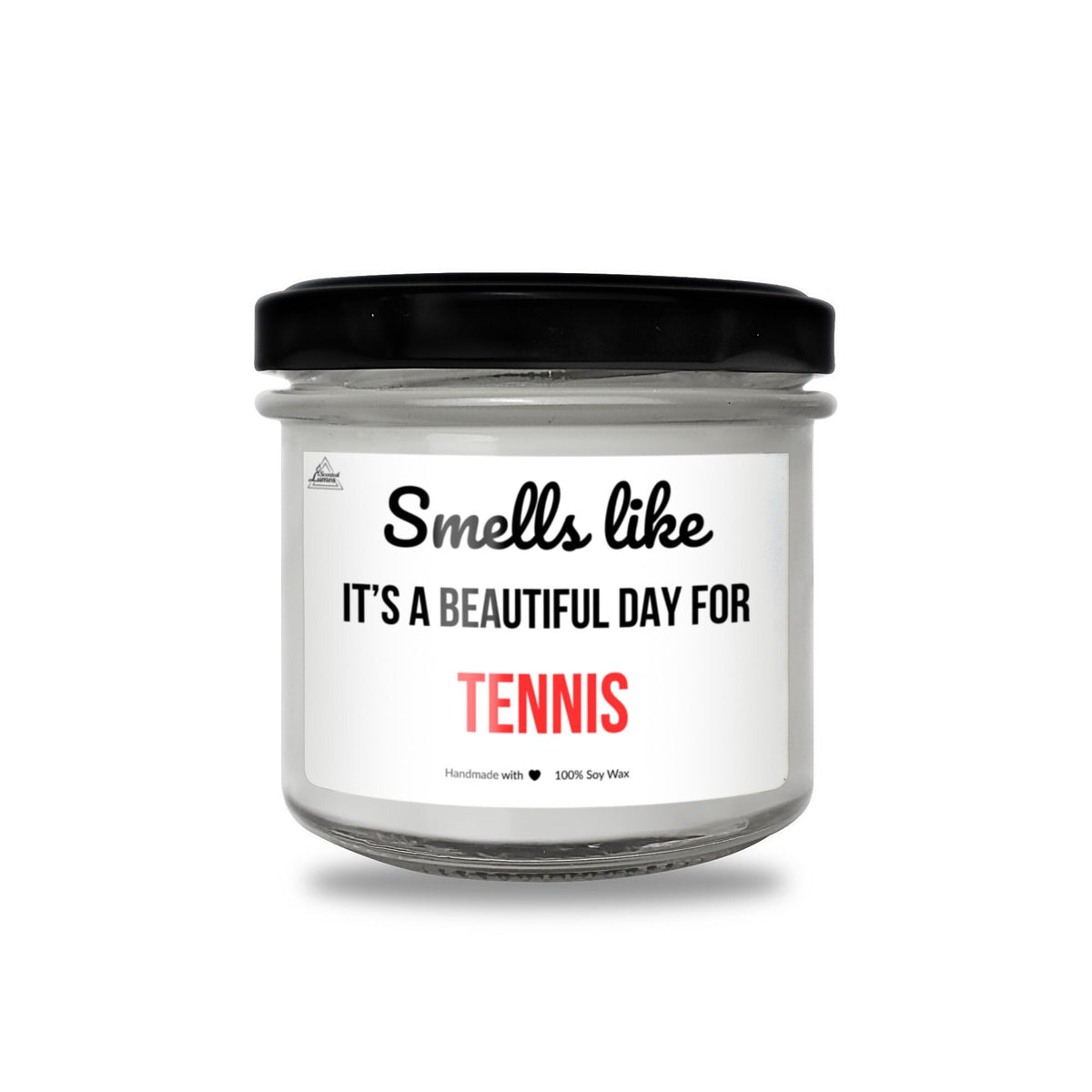 a jar of tennis balls on a white background