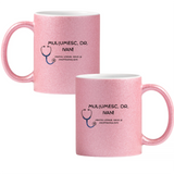 Mulțumesc, doctore Cană cu Glitter 350ml - Roz