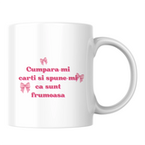 Cumpără-mi cărți - Cană albă (o parte)