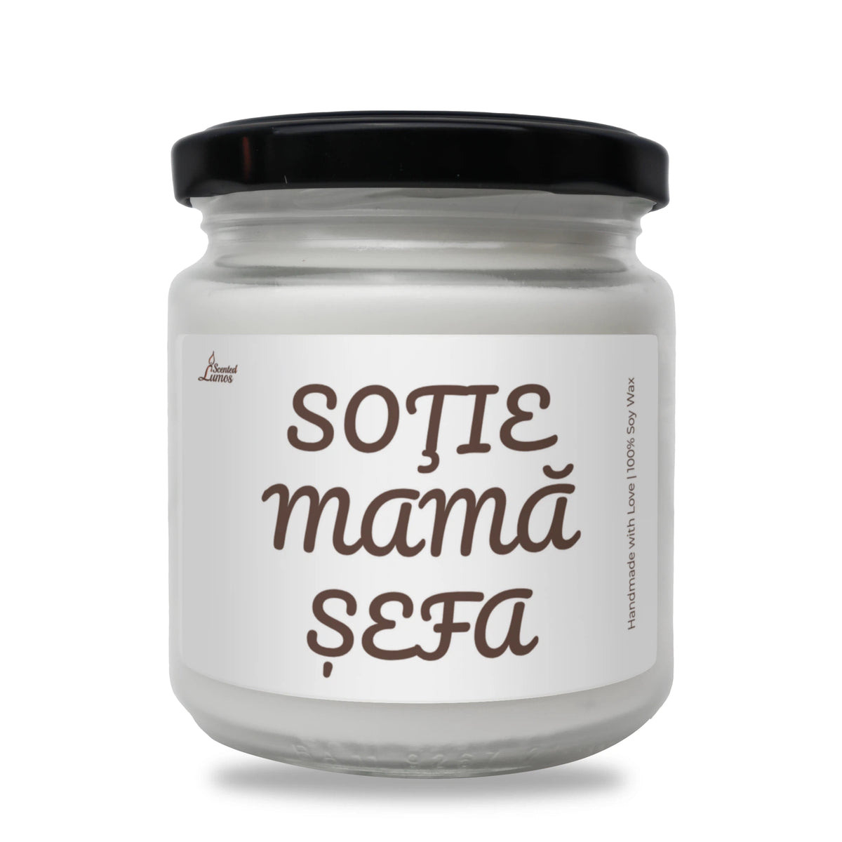 Soție, mamă, șefă Lumânare parfumată din soia