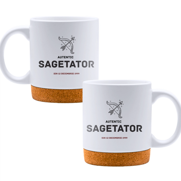 Săgetător autentic (personalizată) - Cană albă - cana cu pluta