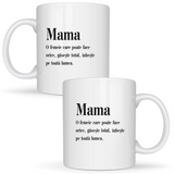 Mama găsește totul - Cană albă (ambele parti)