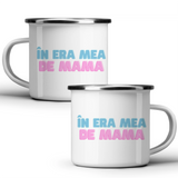 În era mea de mamă - Cană albă - cana metalica