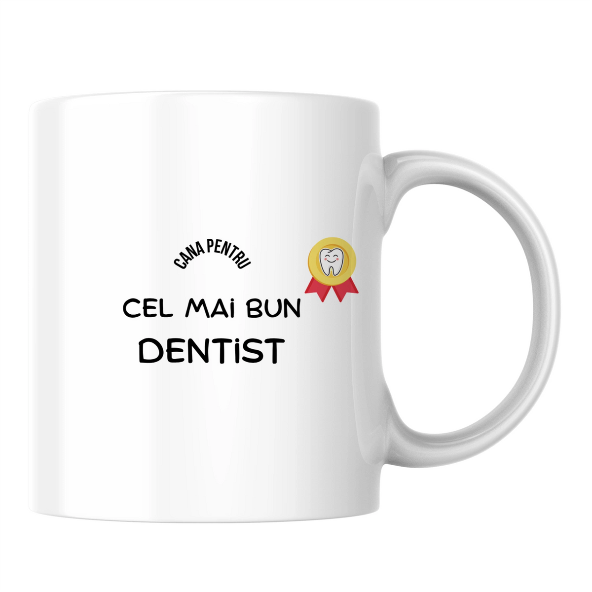 Dentist - Cană albă (o parte)