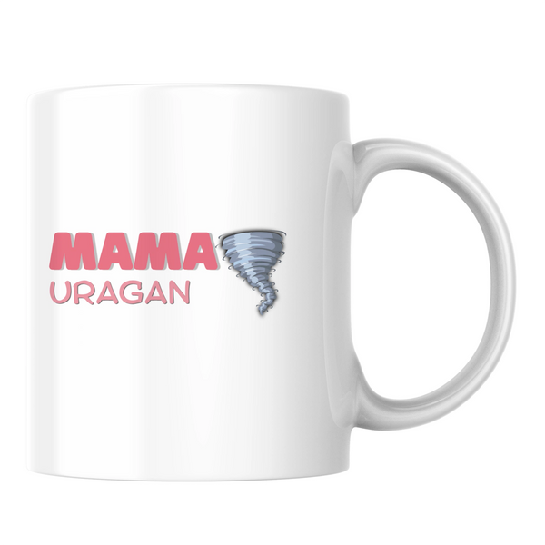 Mamă uragan - Cană albă (o parte)