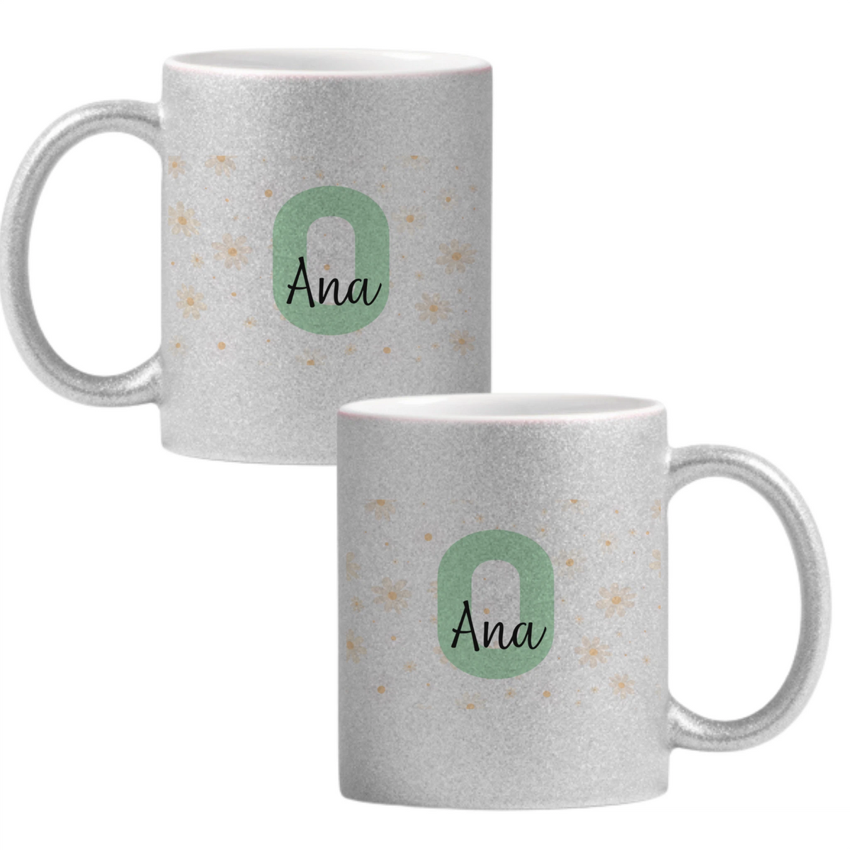 Ana Cană cu Glitter 350ml - Gri