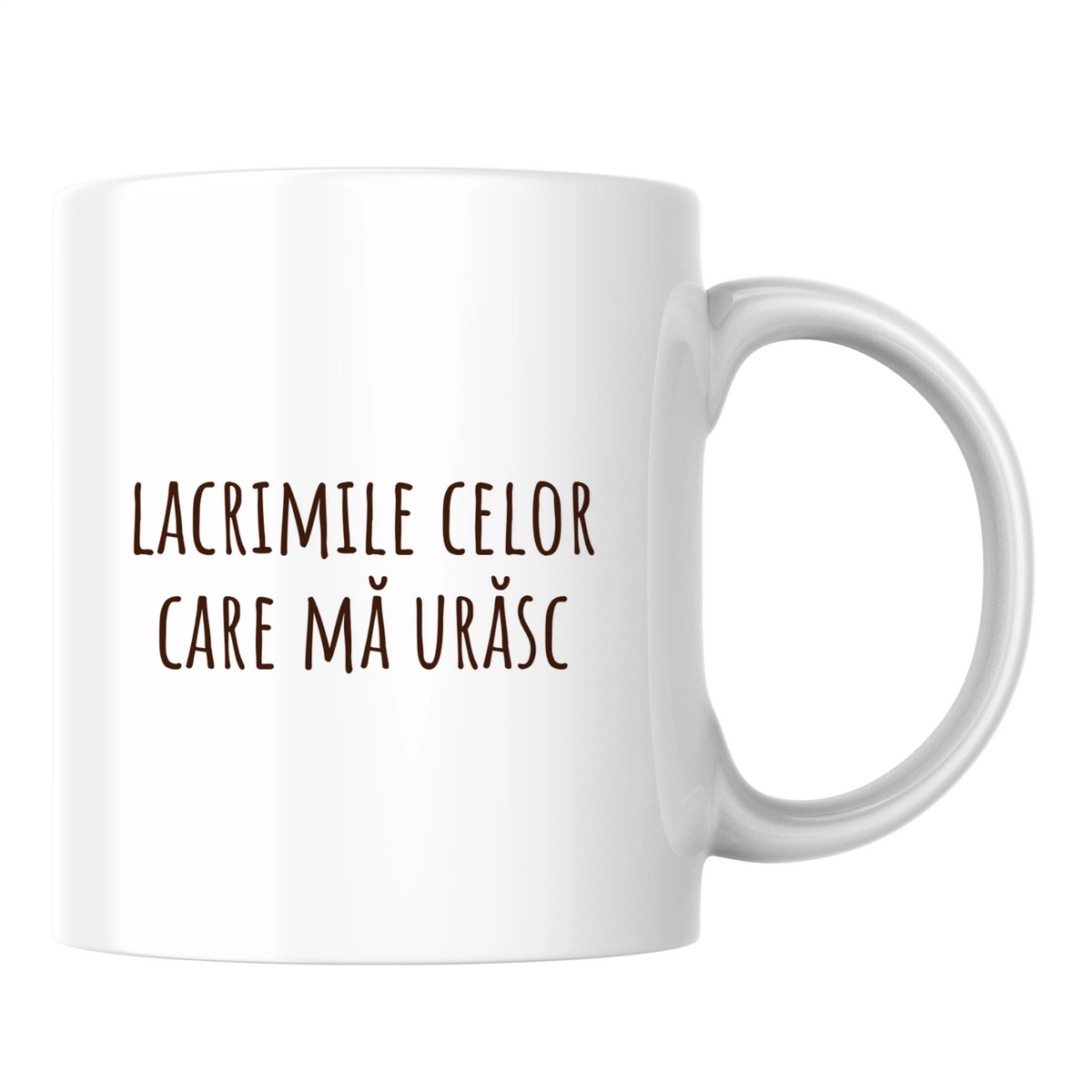 Lacrimile celor care mă urăsc - Cană albă (o parte)
