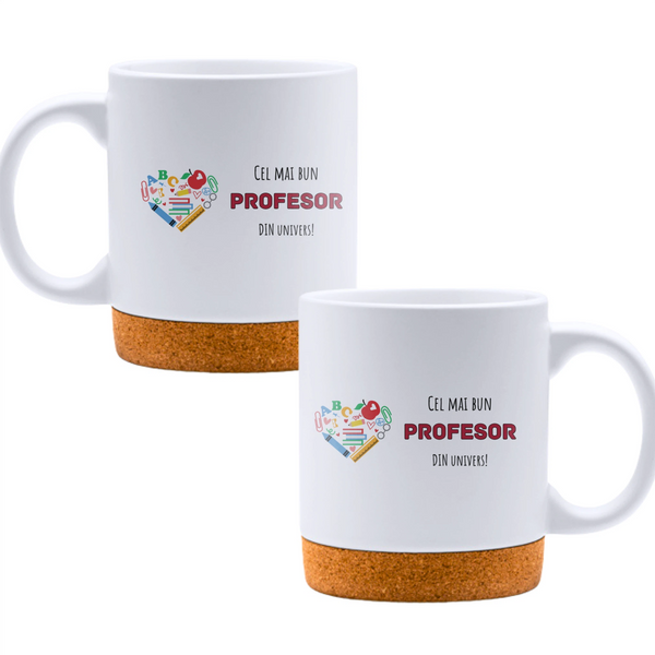 Cel mai bun profesor din univers - Cană albă - cana cu pluta