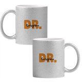 Cană personalizată pentru doctor Cană cu Glitter 350ml - Gri