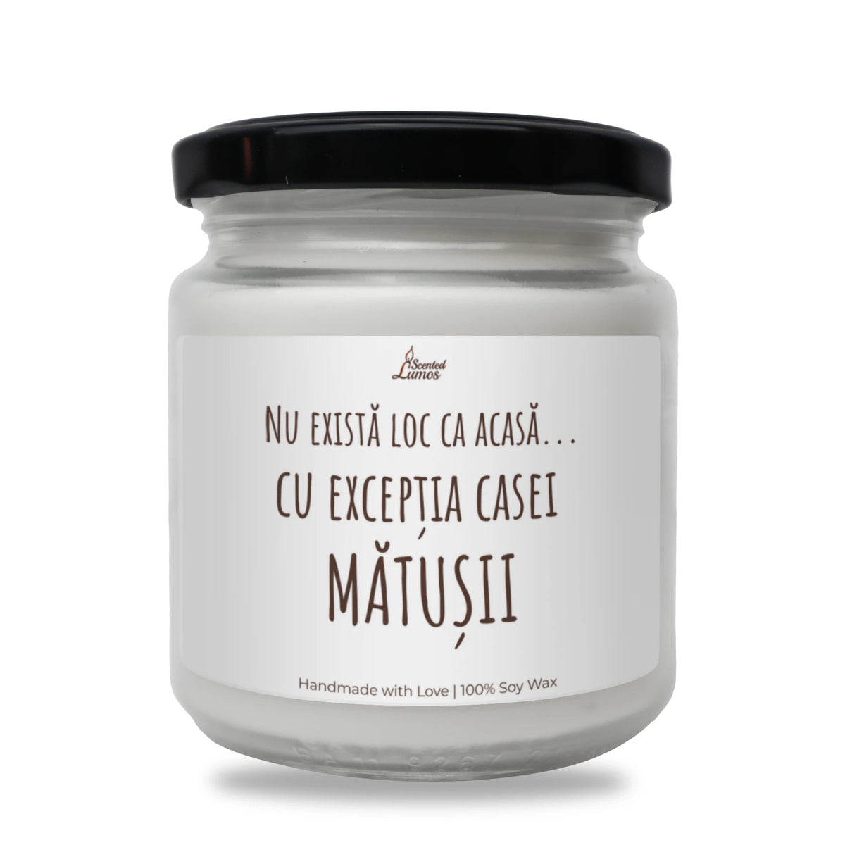 Nu există loc ca acasă... cu excepția casei mătușii Lumânare parfumată din soia