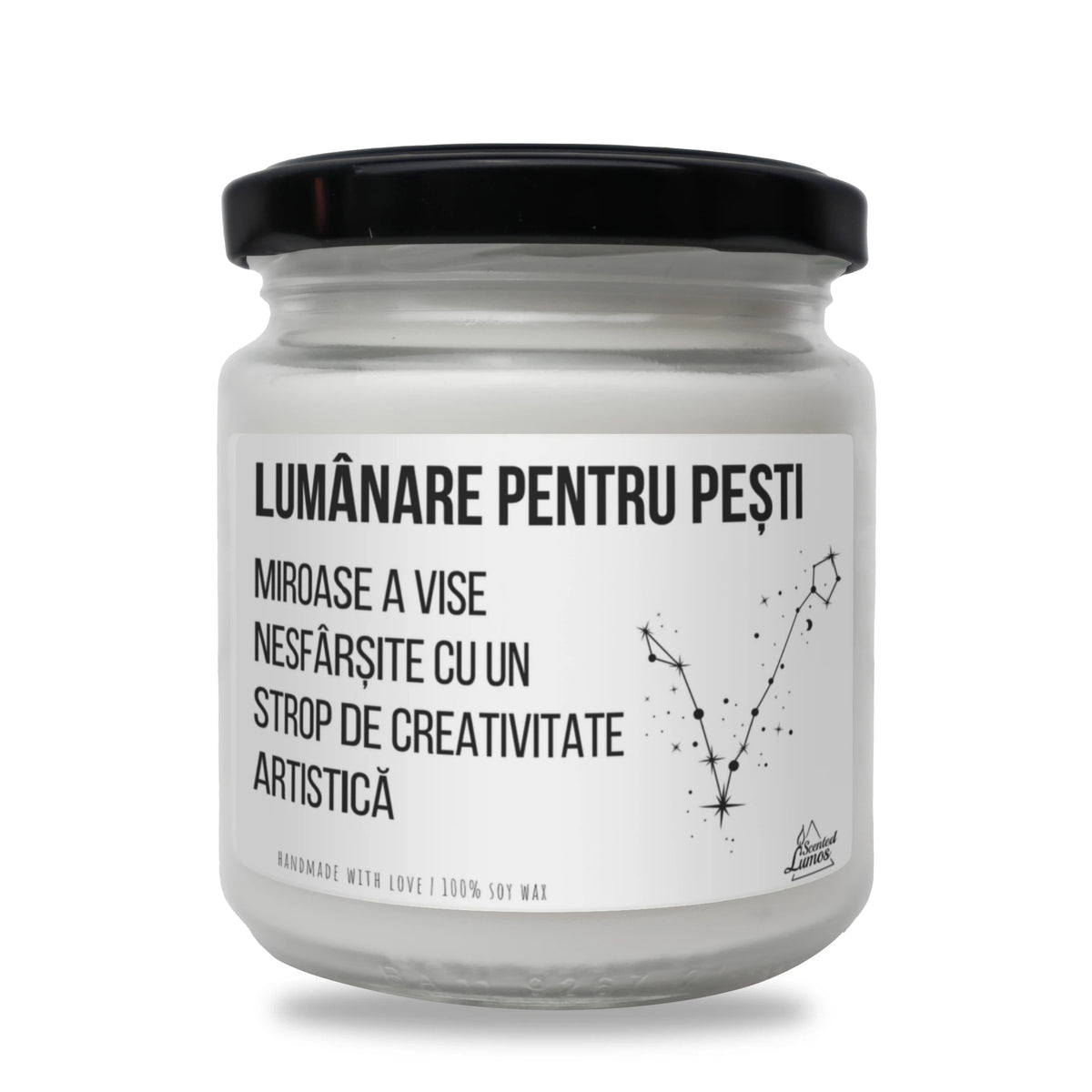 Zodia Pești Lumânare parfumată din soia