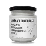 Zodia Pești Lumânare parfumată din soia