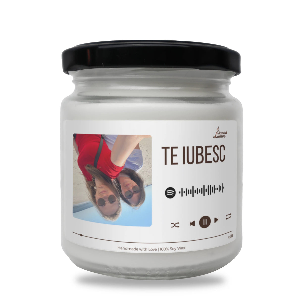Te iubesc Lumânare parfumată din soia