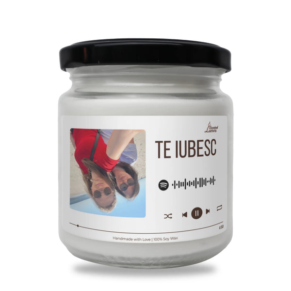 Te iubesc Lumânare parfumată din soia