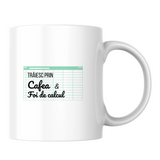 Trăind cu cafea și foi de calcul - Cană albă (o parte)