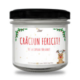 Crăciun fericit! De la copilul tău iubit Lumânare parfumată din soia