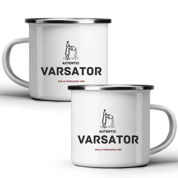 Vărsător autentic (personalizată) - Cană albă - cana metalica