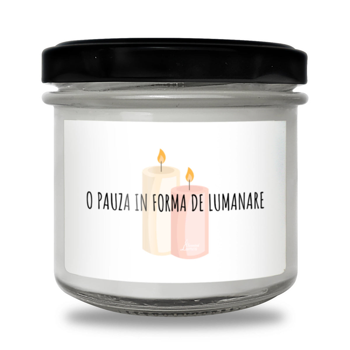 O pauză în formă de lumânare Lumânare parfumată din soia