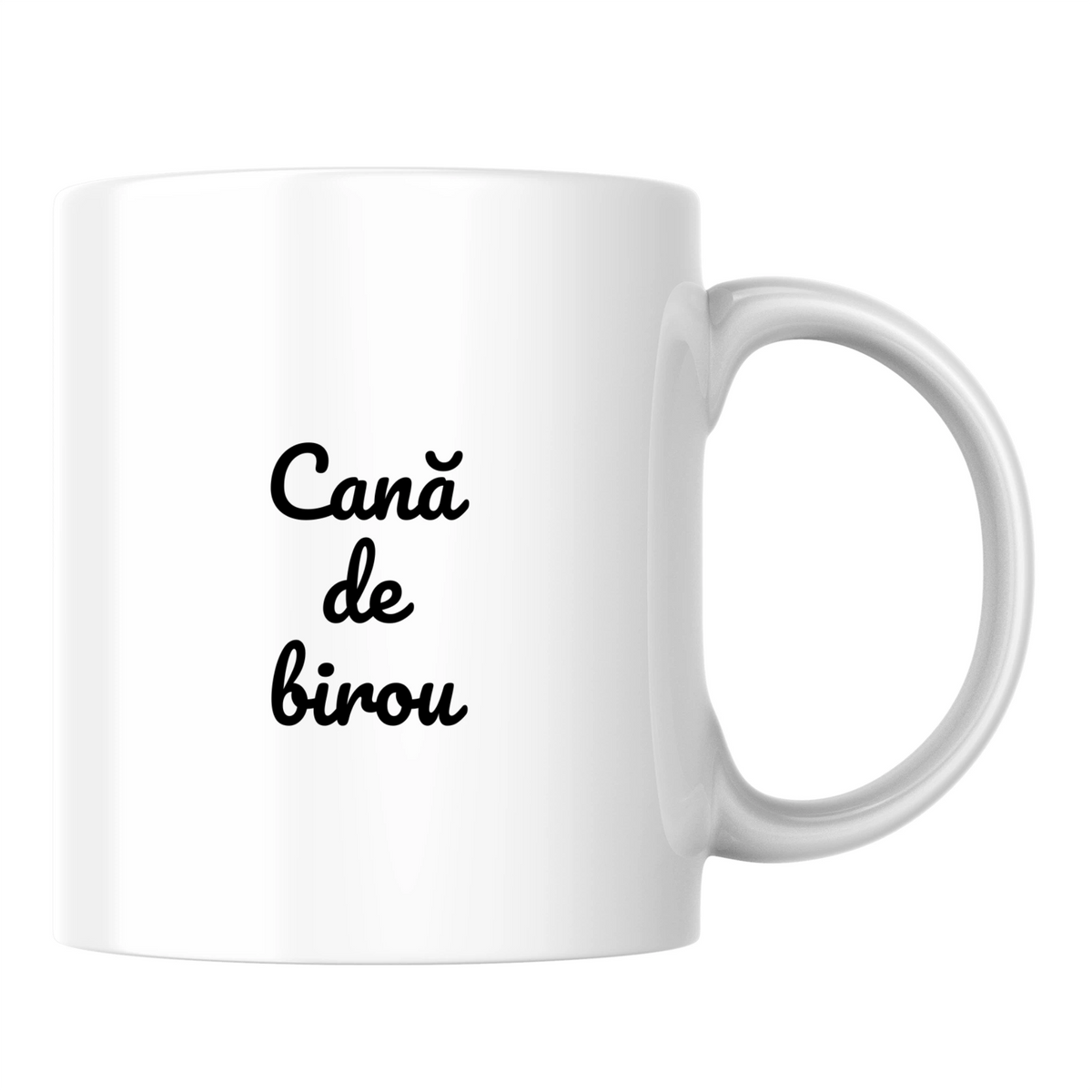 Cana de birou - Cană albă (o parte)
