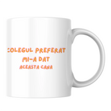 Colegul preferat - Cană albă (o parte)