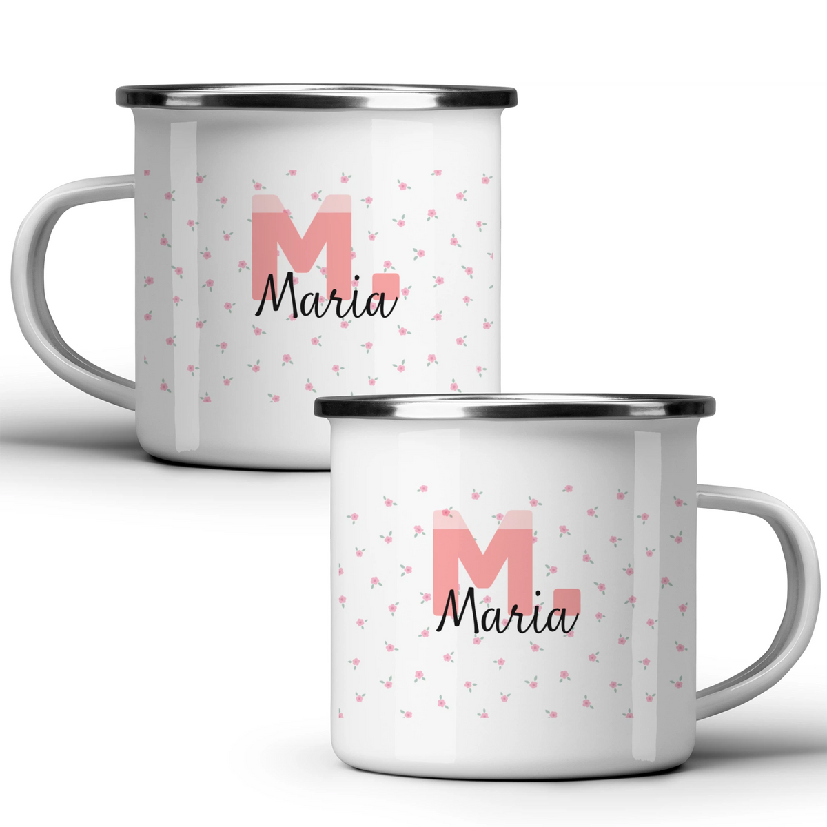 Maria - Cană albă - cana metalica
