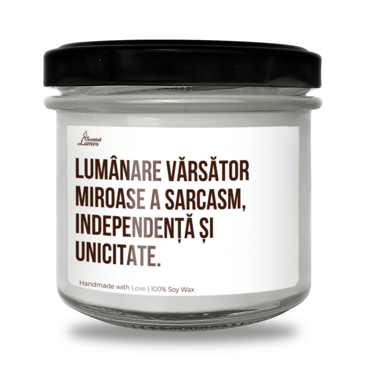 Zodia Vărsător. Miroase a sarcasm și independență Lumânare parfumată din soia