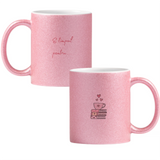 E timpul pentru... citit Cană cu Glitter 350ml - Roz