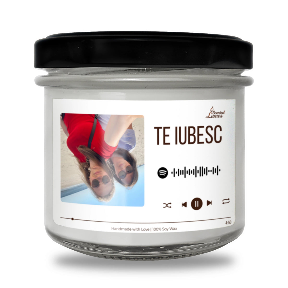 Te iubesc Lumânare parfumată din soia