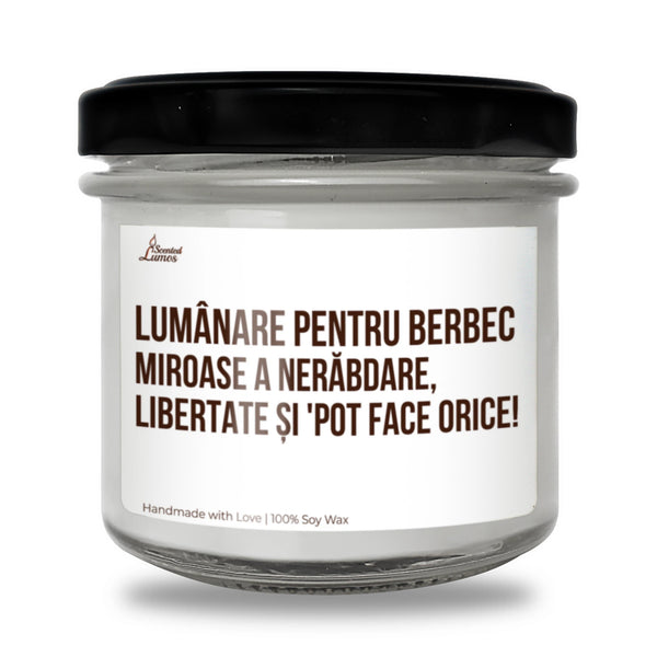 Zodia Berbec. Miroase a nerăbdare și libertate Lumânare parfumată din soia