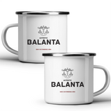 Balanță autentic (personalizată) - Cană albă - cana metalica