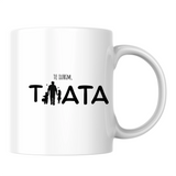 Te iubim, tată - Cană albă (o parte)