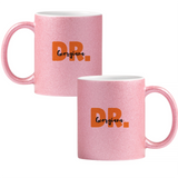 Cană personalizată pentru doctor Cană cu Glitter 350ml - Roz