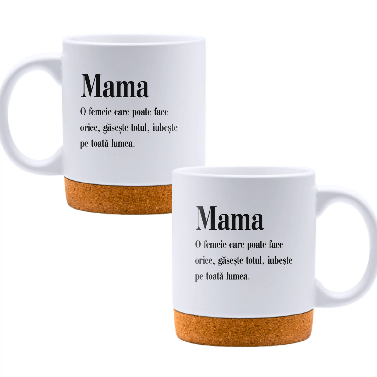 Mama găsește totul - Cană albă - cana cu pluta