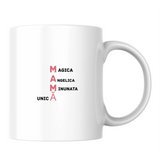 Mamă magică și unică - Cană albă (o parte)