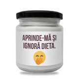 Aprinde-mă și ignoră dieta! Lumânare parfumată din soia
