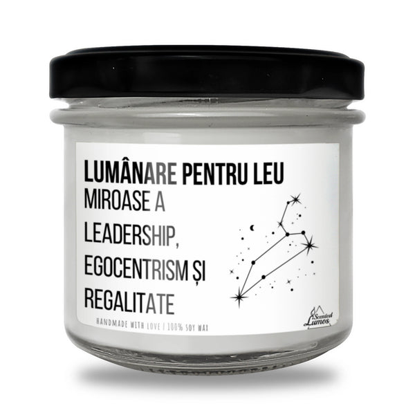 Zodia Leu Lumânare parfumată din soia