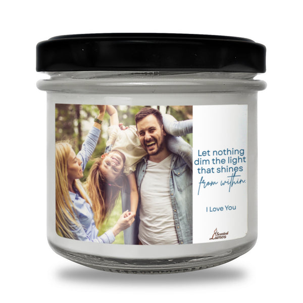 Personalizată cu poza ta preferată Lumânare parfumată din soia