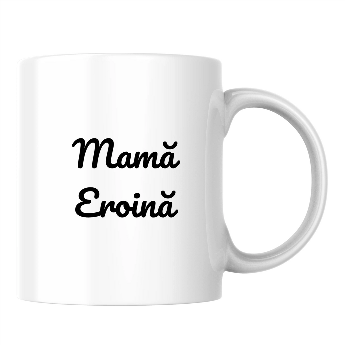 Mamă Eroină - Cană albă (o parte)