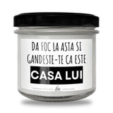 Dă foc la asta și gândește-te că este casa lui Lumânare parfumată din soia