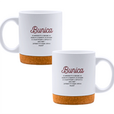 Bunica mă tentează cu mâncare - Cană albă - cana cu pluta