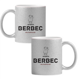 Berbec autentic (personalizată) Cană cu Glitter 350ml - Gri