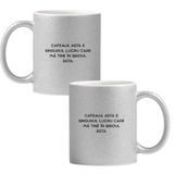 Această cafea Cană cu Glitter 350ml - Gri