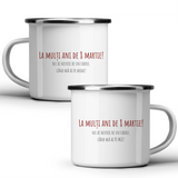 Nu ai nevoie de un cadou când mă ai pe mine - Cană albă - cana metalica