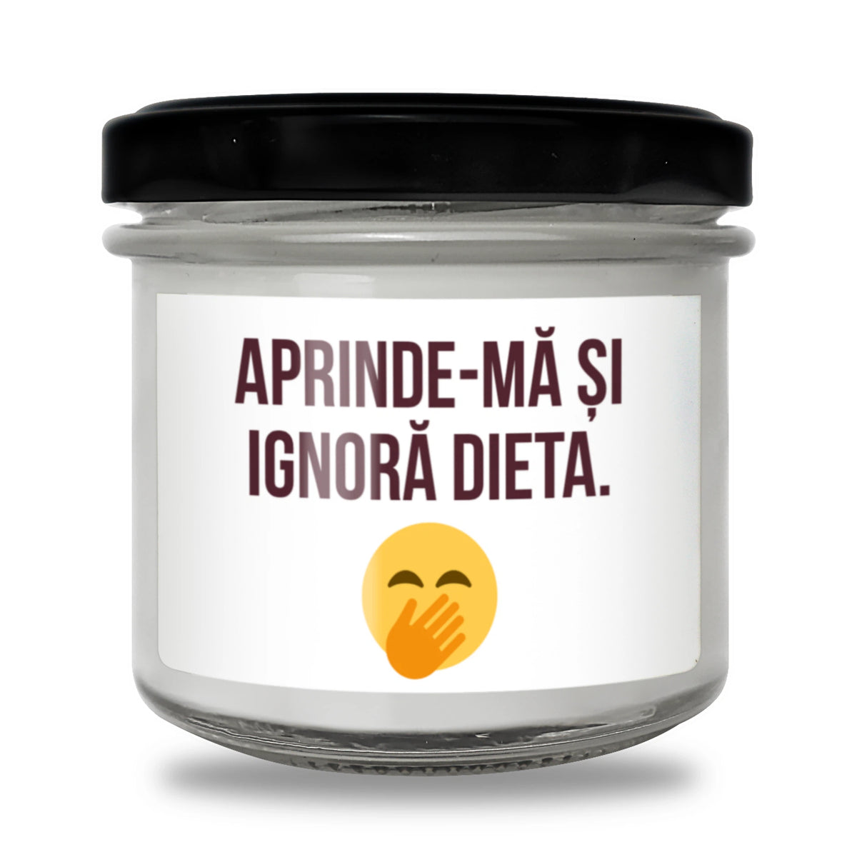 Aprinde-mă și ignoră dieta! Lumânare parfumată din soia