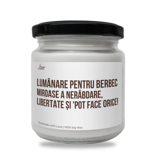 Zodia Berbec. Miroase a nerăbdare și libertate Lumânare parfumată din soia
