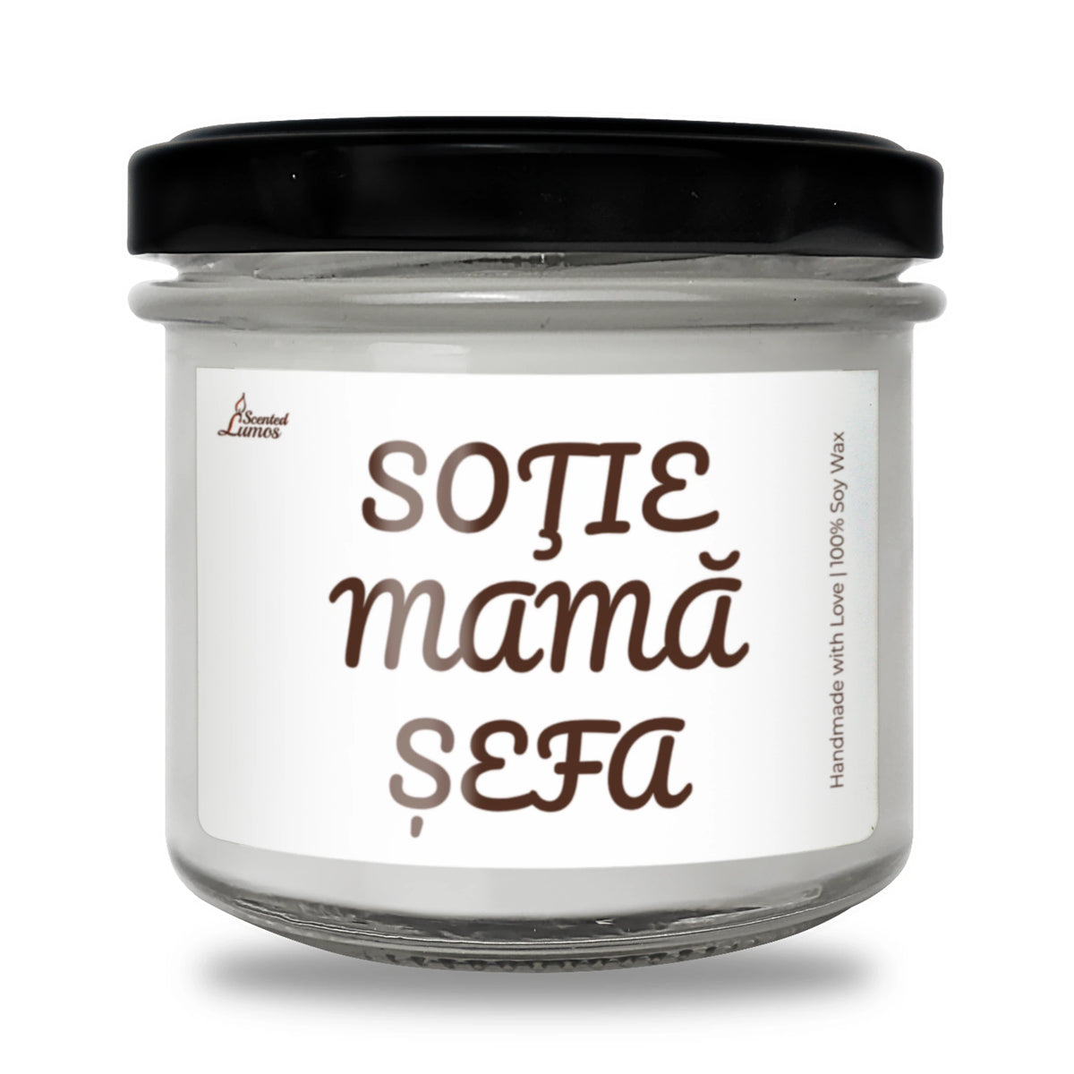 Soție, mamă, șefă Lumânare parfumată din soia