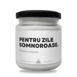 Pentru zile somnoroase Lumânare parfumată din soia