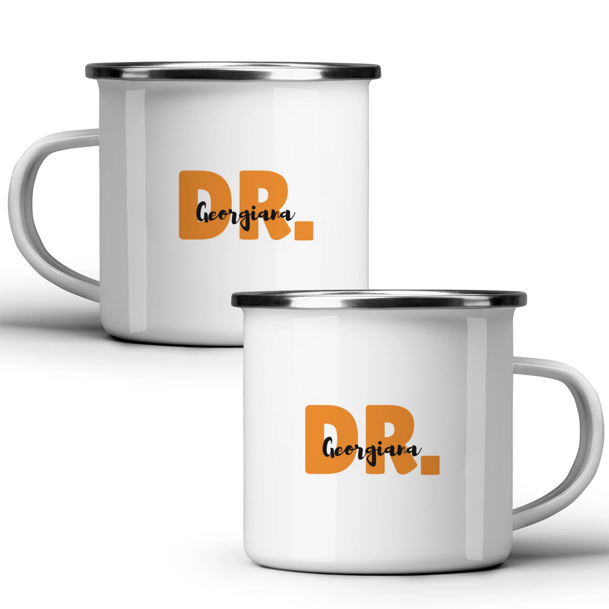 Cană personalizată pentru doctor - Cană albă - cana metalica