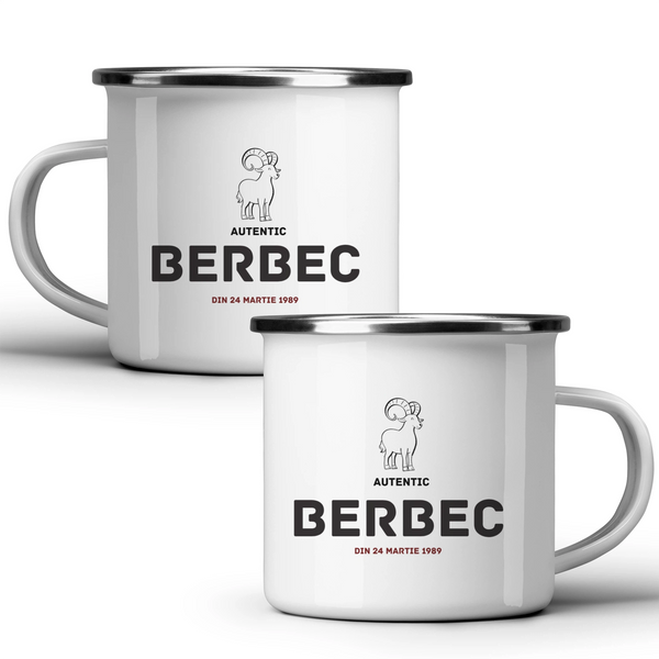 Berbec autentic (personalizată) - Cană albă - cana metalica